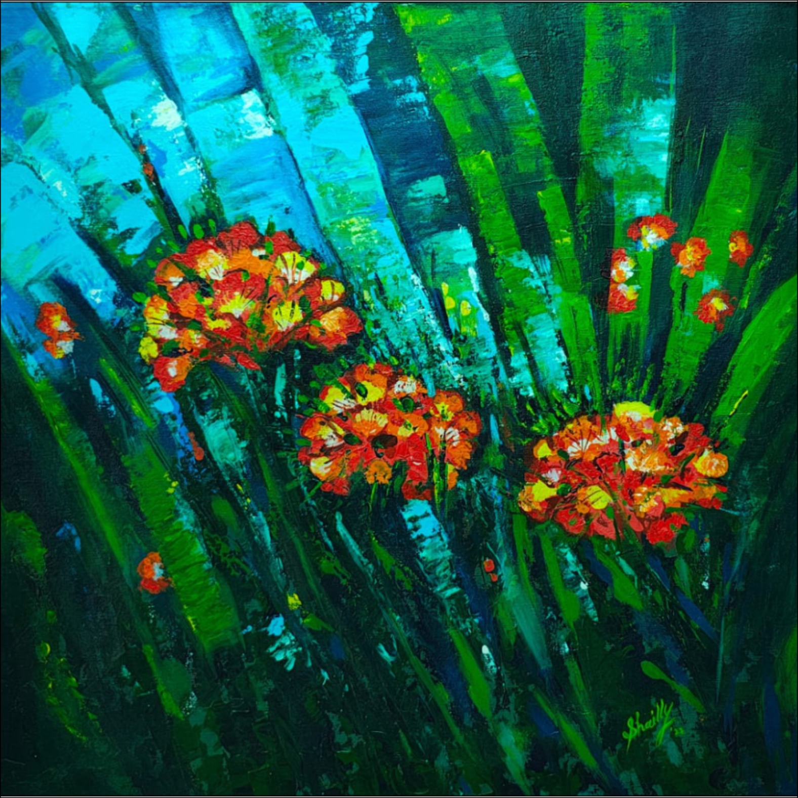 forest flame 24x24